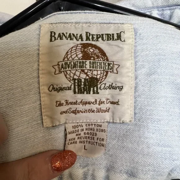 Vintage Banana Republic Adventure Outfitters Button Down - Picture 7 of 10